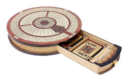 Round 3 Track Cribbage Board