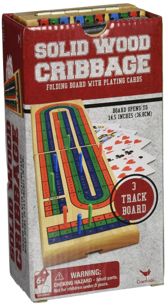 Solid Wood Folding Cribbage Board by Cardinal Industries. Cardinal has been manufacturing family fun and cribbage boards for decades.