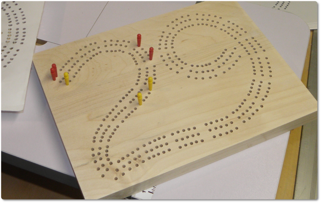 You Can Make Your Own Grandpas High Hand 29  Cribbage Board in an Afternoon With This Downloadable Printable Cribbage Board Template